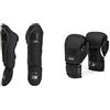 Leone 1947 PT119, Paratibia Unisex - Adulto, Nero, M & Black&White Guantoni, Nero, 10 OZ