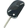 BROVACS Guscio di ricambio compatibile con MASERATI 3 pulsanti Keyless Entry Flip Remote Key Case Fob PG926