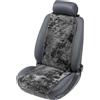 WALSER coprisedile in pelle d'agnello Cosmo, coprisedile per auto in 100% pelle d'agnello, rivestimento, protezione per sedili in cuoio pecora, copertura protettiva in pelliccia nero