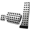 Frawacy Set di 3 pedali di copertura per acceleratore, piastre per freno, accessori per classe C W204, classe E W212, classe S W222, classe GLK X204, classe SLK R172, classe CLS, W218, classe SL R231