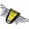 Tutee Set Chiavi Combinate, Set di 6 Chiavi Inglesi Combinate con Forchetta e Anello da 6-17 mm con Supporto (Set da 6 pezzi (6-17 mm))