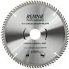 Rennie Tool Company Rennie Tool Lama circolare per legno, 190 mm x 30 mm x 80 T TCT, con anelli di riduzione inclusi