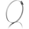 GARSIDURO® 2 fascette stringitubo in acciaio inox 110-130 mm - Morsetti per tubature grezze professionali, DIN3017, per per asciugatrici, tubi di scarico, aria condizionata | 110-130mm | 2 pezzi