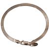 LA TRIADE STUDIO - Bracciale da Donna in Argento Sterling 925 Placcato Oro, Argento e Oro Rosa - Design a Maglia Piatta, 17 cm, Idea Regalo Elegante (Oro Rosa)