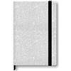 Cartomania Notebook A5 Glitterato Con Copertina Rigida, Carta Interna pagine bianche, Segnalibro, Elastico E Tasca A Soffietto