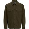 JACK & JONES Jjeperfect Melange - Maglietta Oversize LS SN, Rosin., M