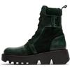 Fly London P501597001 YORT597FLY Stivale alla Moda Donna, Verde, 35 EU