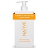 Native Balsamo Fortificante Mandorla & Burro di Karité - Tutti i Tipi di Capelli, Colorati & Trattati, Da Fini a Secchi Danneggiati, Senza Solfati, Senza Siliconi & Senza Coloranti (487 ml)