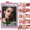 RoseFlower 67 Colors Four-Layer Book Makeup Palette - 24 Eyeshadow, 24 Lip Gloss, 6 High Lighter, 6 Blush, 7 Contour - Makeup Kit for Women, Nude & Glitter Eyeshadow Palette, Makeup Gift Sets (B)
