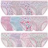 Anntry Bambine 12 Pezzi Slip Morbidi Bambini Confortevoli Biancheria Intima di Cotone Mutandine Assortiti 2-12 Anni (Colore-9, 6-8 Anni)