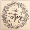 Rayher Timbro Frohe Festtage, 7x7cm, 29267000