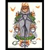 Pyramid International Poster Disney The Nightmare Before Christmas (design con ombre colorate) Jack Skellington, 30 cm x 40 cm, prodotto ufficiale