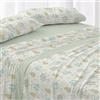Burrito Blanco | Completo lenzuola | Letto da 150 cm. (+misure disponibili) | Design 544 | Colore menta (150 x 190/200 cm)