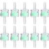 Zerodis 10 Pezzi ABS Verde Acquario Pompa Acqua Tubo in Silicone Filtro Acqua Olio Filtro Aria Serbatoi per Pesce Pulizia Tubi Filtrazione Ossigeno Acquario Stagno per Pesci Forniture(4mm)