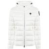 Blauer Giacca Charme Piumino Donna Nylon Bianco Ottico S