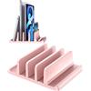 VAYDEER Supporto verticale per laptop, supporto verticale 3 in 1 salvaspazio per posizionamento verticale, compatibile con MacBook Air, MacBook Pro, iPad, tablet notebook fino a 17,3 pollici, bianco