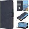 BoxTii Cover per Samsung Galaxy A12 4G / Galaxy M12, Custodia in PU Pelle Portafoglio con Blocco RFID, Chiusura Magnetica Antiurto Cover a Libro per Galaxy A12 4G / M12, Blu