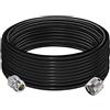 TUOLNK Cavo tipo N RG58 32.8ft (10M) N Cavo di prolunga maschio a N femmina Cavo di estensione ad alta frequenza a bassa perdita N maschio a femmina nero per router Wifi 3G 4G LTE Antenna