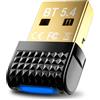 LUIRSAY Chiavetta Bluetooth 5.4 per PC, Adattatore USB Bluetooth a Bassa Latenza, Dongle Wireless per Windows 11/10/8.1/7, Compatibile con Cuffie, Mouse, Tastiere, Controller, Stampanti e Altri Dispositivi