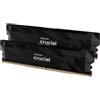Crucial Pro RAM DDR5 32GB Kit (2x16GB) 6400MHz CL32, Overclocking Gaming, Memoria per Computer, Intel XMP 3.0 / AMD EXPO, Nero - CP2K16G64C32U5B