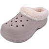 JOMIX Zoccoli Invernali Donna con Pelliccia Sintetica Leopardate Sabot Caldi e Antiscivolo Ciabatte Pelose Maculate da Casa Pantofole Gomma EVA Leggera WEW255277 Khaki 36/37