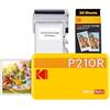 KODAK , Colorato, P210 Mini 2 Retrò, stampante fotografica mobile per cellulare, compatibile con smartphone (iOS & Android), Bluetooth, 54 x 86 mm, tecnologia 4Pass, laminazione, 68 fogli, giallo