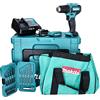 Makita DF 333 DSAX6 - Trapano avvitatore a batteria 12 V 30 Nm + 1 batteria 2,0 Ah + caricatore + 17 pezzi accessori + scatola frigo