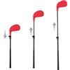 KOFULL Adjustable Golf Club with Oversize Head, 53-91 cm di lunghezza, Family Backyard Game Set Rosso