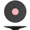 JurciCat 30 Cm Balance Board Per Allenare L'equilibrio Per Adulti e Balance Board Semisferica Con Base Antiscivolo Per Istruttori Di Yoga e Palestra Per Migliorare L'equilibrio (Rosa）