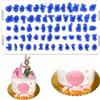 Set Di 72 Stampini Per Biscotti E Pasta Di Zucchero – Alfabeto E Numeri, Timbi In Plastica Alimentare, Stampo Per Scrivere Su Biscotti E Torte - 5