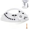 IZSOHHOME Pannello frontale tastiera compatibile con la tastiera di controllo Vorwerk Thermomix TM31 Vorwerk Thermomix