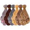 DICOSMETIC 6 parrucche per capelli delle bambole, 15 cm, capelli ricci, corti, in fibra ad alta temperatura, extension per capelli sintetici, di colore scuro