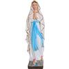 OVUNQUE PROTEGGIMI Statua Madonna di Lourdes cm 30, in Polvere di marmo, per Interni ed Esterni, Statuetta della Madonnina Realizzata artigianalmente in Toscana.