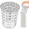 Dongcill Grondaia, protezione dalle foglie, per grondaie, filtro in acciaio inox, protezione per tubi di scarico, per scarico del tetto piano, filtro per l'acqua piovana, filtro per grondaia (50 mm)