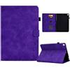 Generico DayQiQiPu Caso per Apple iPad Air 3 2019/ iPad Pro 10,5 Pollici 2017 in PU Pelle Chiusura Magnetica Flip Cover Custodie Motivo a Cuori Lettere Con Supporto e Auto Wake/Sleep, Viola