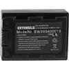 EXTENSILO 1x batteria compatibile con Samsung SMX-F40BN, SMX-F40LN, SMX-F40RN, SMX-F40SN fotocamera digitale DSLR (2000mAh, 3,7V, Li-Ion)