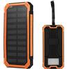 Tonysa Caricatore Portatile da 20000 MAH Solar Power Bank, Doppio Caricatore del Pannello Solare USB con Carica Rapida, Kit di Caricabatterie Solari Fai -da -te per L'emergenza per