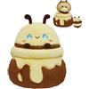 OLAOLA Cuscino Peluche Ape Carina, Morbido Animale da Miele, 30cm Peluche con 2 Api Piccole per Bambini e Adulti