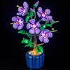 GEAMENT Set di Luci LED Compatibile Con LEGO Ibisco (Hibiscus) Botanical Collection 10372 (Modello di mattoncini non incluso)