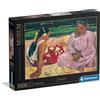 Clementoni - Puzzle 1000 Pezzi Arte per Adulti e Ragazzi, Museum Collection, Tema Femmes de Tahiti di Gauguin, Idea Regalo Uomo e Donna, Made in Italy, 70x50 cm, 37093