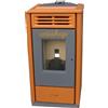 STUFA A PELLET ANSELMO COLA FREE HR 8,3 KW CUOIO