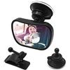 Netspower Specchio per sedile posteriore per bambini in auto, Netspower Seggiolino auto infrangibile Specchio retrovisore a 360 ° Regolabile, sicuro Specchio per bambino con ventosa e clip per telaio Specchio