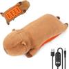 Afenau Capybara, cuscino elettrico USB, Afenau, cuscino termico elettrico, con regolazione della temperatura e temporizzazione, borsa dell'acqua calda elettrica, coperta per spalle, collo, addome
