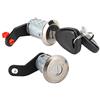 Yctze Set cilindro serratura porta, Set cilindro cilindro serratura porta ABS con 2 chiavi Sinistra Destra 7701470944 7701470945 adatto per adatto per MASTER 1998-2016
