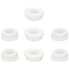 PATIKIL Guarnizione In Gomma Siliconica, 7 Pz Foro Di 1-1/4(32mm), Diametro Interno 7/8(22mm), Guarnizione A Forma Di Bombetta Per Cavi E Fori, Per Impianti, Bianca