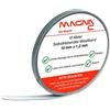 Magna-C® Nastro metallico autoadesivo | bianco | base per magneti | flessibile e facile da tagliare | 10 m x 10 mm x 1,2 mm