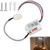 Kahaybeall Interruttore sensore a infrarossi, rilevatore di movimento a infrarossi mini 220 V, interruttore a incasso per illuminazione automatica LED, sensore di movimento esterno, sensore a infrarossi 230 V