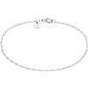 Kuzzoi Bracciale da uomo in argento 925, delicato a maglie (1 mm)