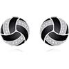 ONEFINITY Orecchini A Pallavolo In Argento Sterling 925 – Gioiello Per Donne E Ragazze, Idea Regalo Per Sportive