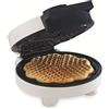 Trebs 13100 Ferro per waffle, Forma a cuore, 5 impostazioni di temperatura, Doppio rivestimento antiaderente, Ripostiglio verticale, Manico isolato termicamente, Piedini antiscivolo, Bianco